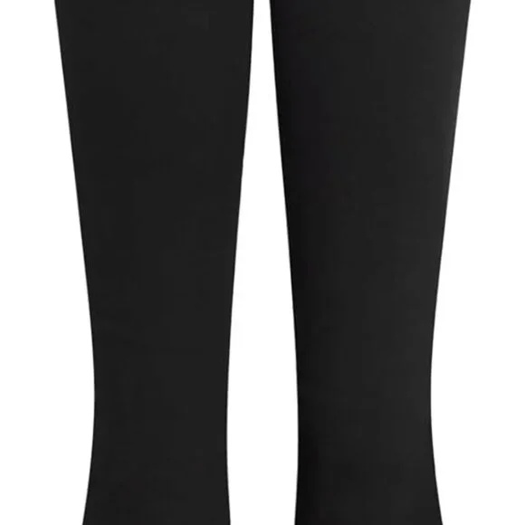 Chic Black High Rise Flare Jean with Five-Pocket Design, Size 25 Beautiful Fit